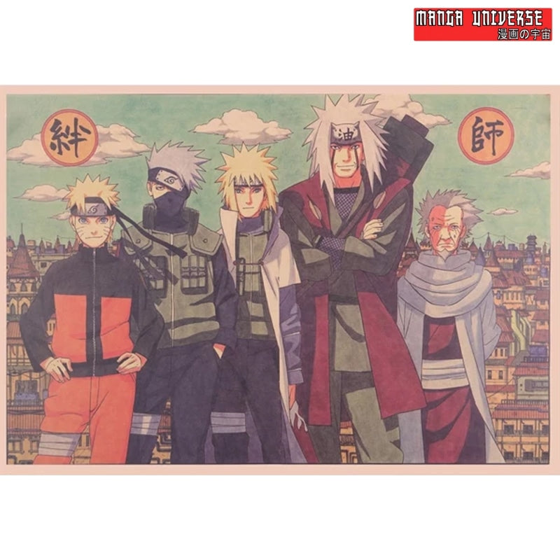 Poster naruto senseis