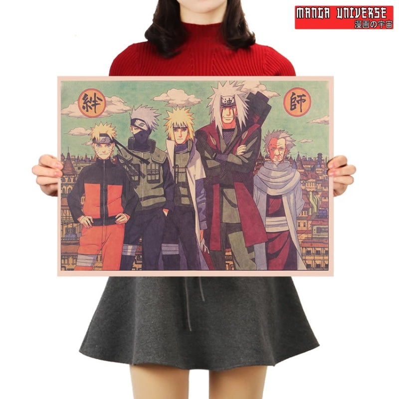 Poster naruto senseis
