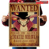 Poster one piece wanted dracule mihawk