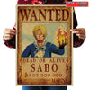Poster one piece wanted sabo