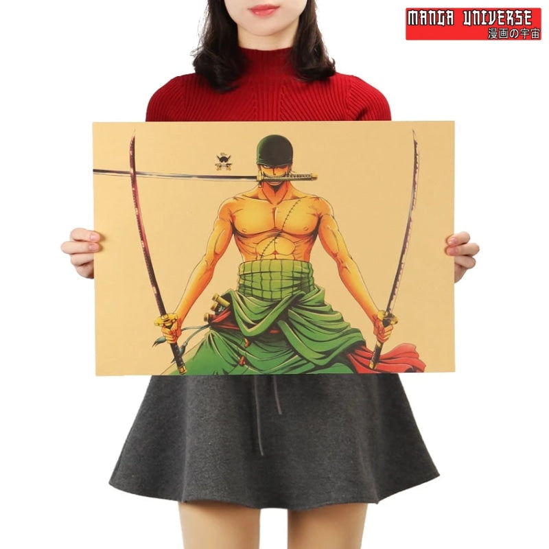 Poster one piece zoro