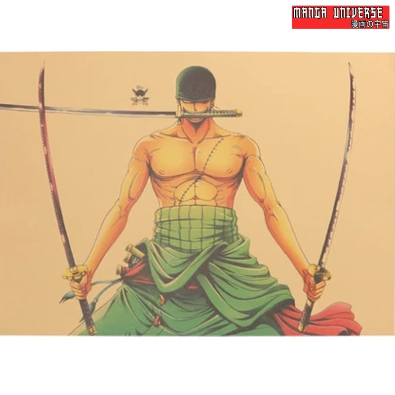 Poster one piece zoro