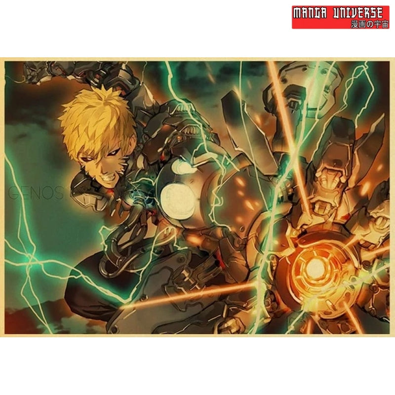 Poster one punch man genos