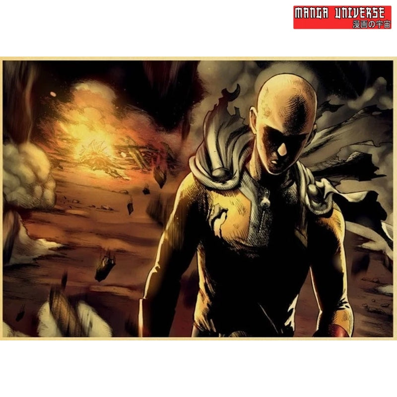 Poster one punch man saitama 2