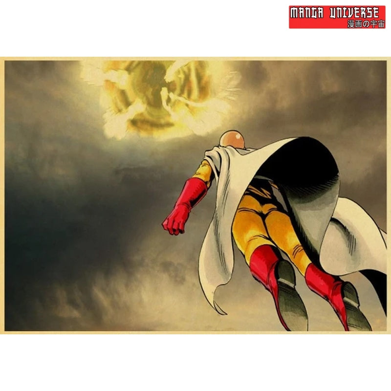 Poster one punch man saitama