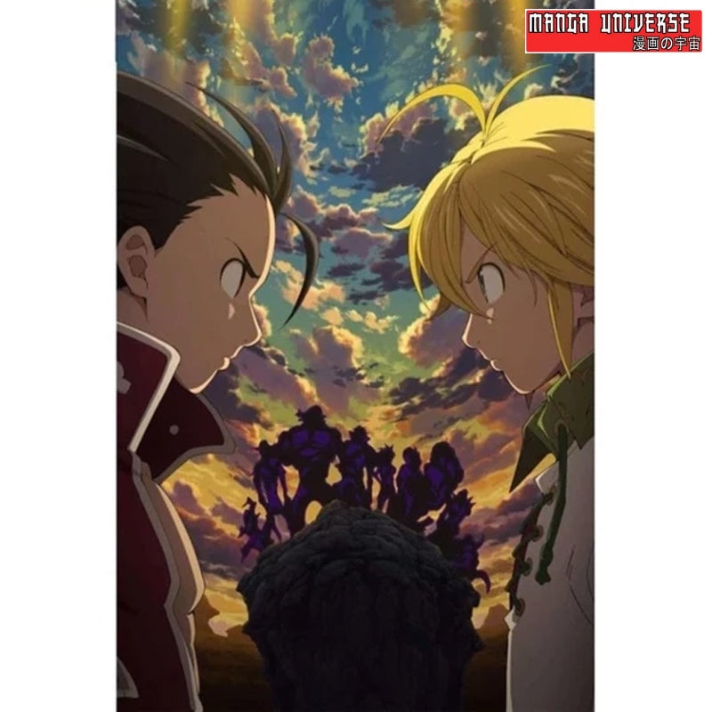 Poster seven deadly sins Meliodas Zeldris