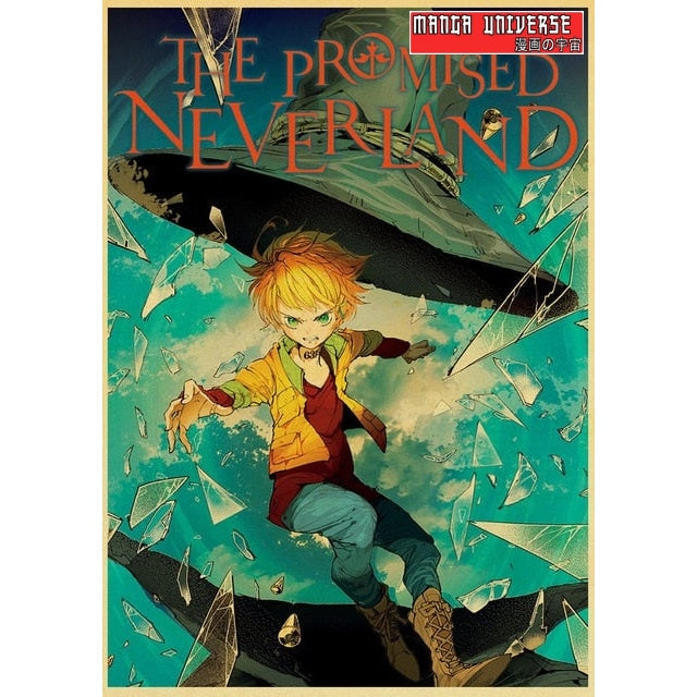 POSTER THE PROMISED NEVERLAND Emma part à l’aventure - 42x30