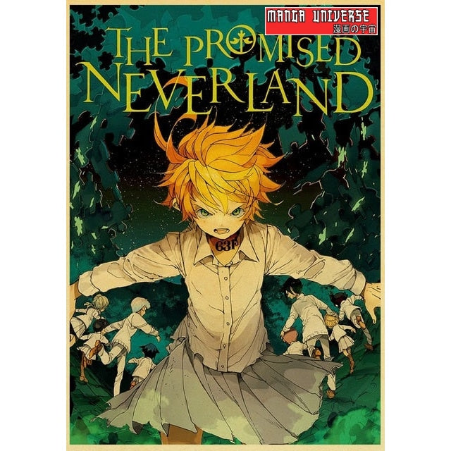 POSTER THE PROMISED NEVERLAND Grace Field House - 42x30 cm