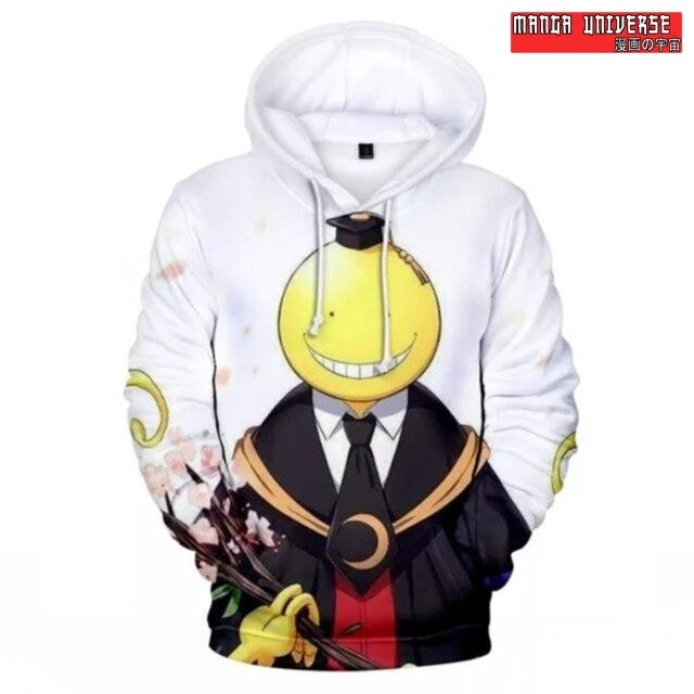 SWEAT ASSASSIN CLASSROOM KORO-SENSEI PROF - Blanc / S