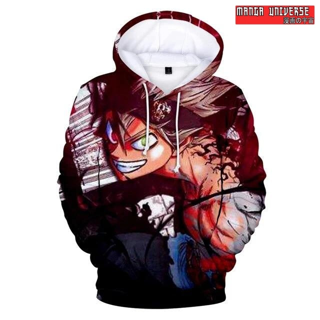 SWEAT BLACK CLOVER Action. - Multi / XS