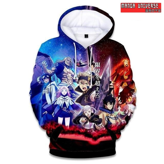 SWEAT BLACK CLOVER Univers 2 - Multi / XS