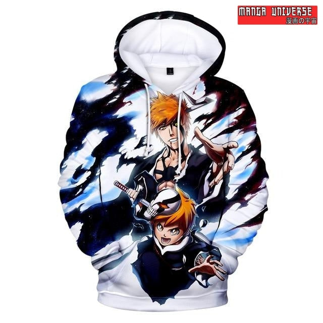 SWEAT BLEACH ICHIGO ENFANCE - Noir/Bleu / XS