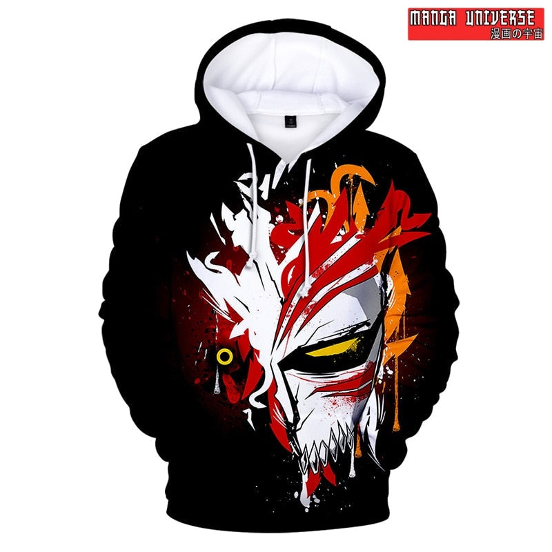 SWEAT BLEACH ICHIGO OMBRE - Noir / XS