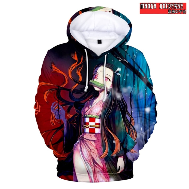 SWEAT DEMON SLAYER NEZUKO - Rouge/Bleu / XS