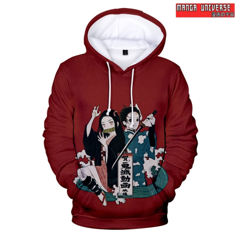 SWEAT DEMON SLAYER - Rouge Sombre / XS