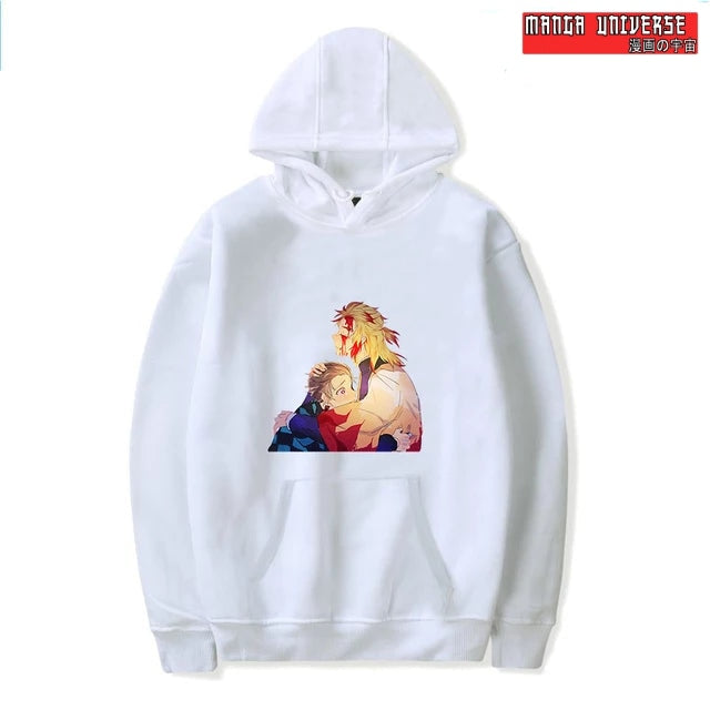 Sweat demon slayer tanjiro - Blanc / XXS