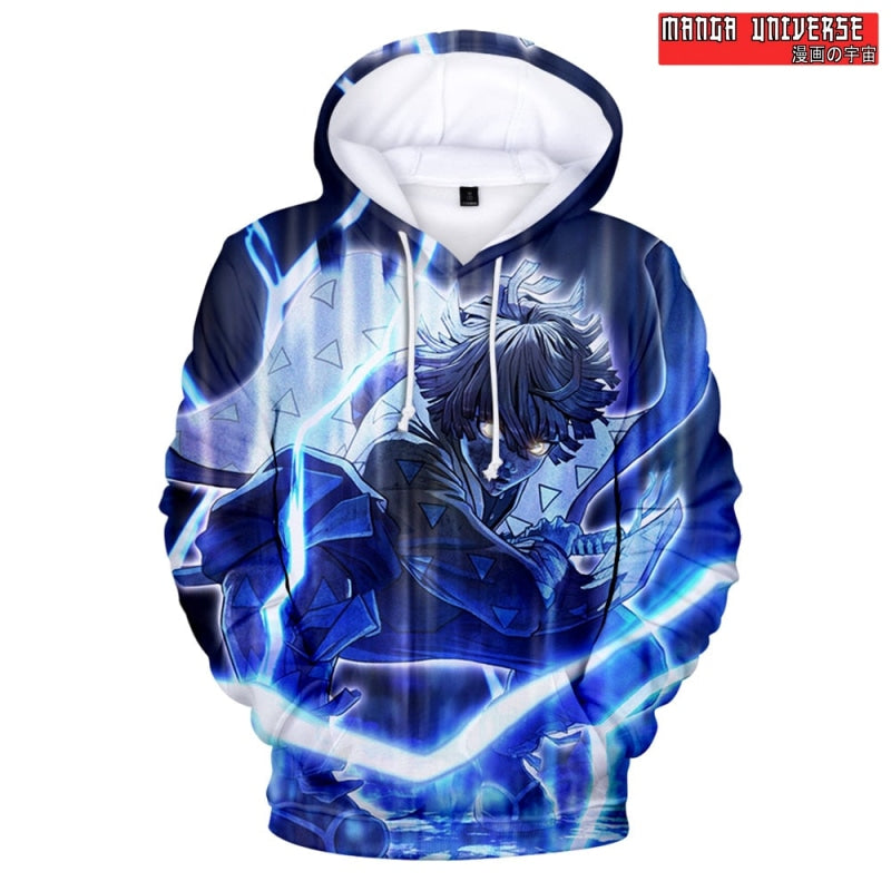 SWEAT DEMON SLAYER ZENITSU - Bleu / XS