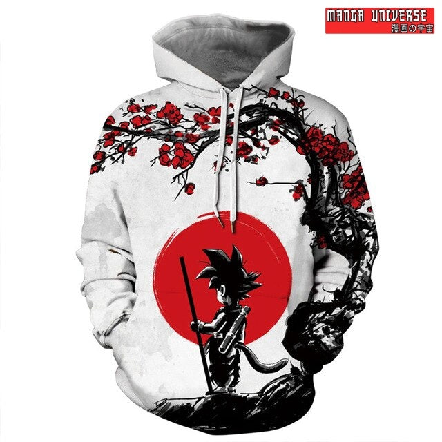 SWEAT DRAGON BALL GOKU - Blanc / XS