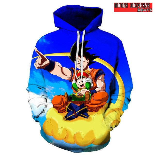 SWEAT DRAGON BALL GOKU GOHAN - Bleu / XS