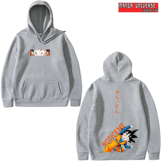 sweat dragon ball goten - Gris clairgray / L