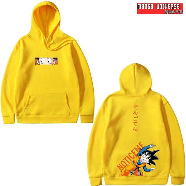 sweat dragon ball goten - Jaune / L