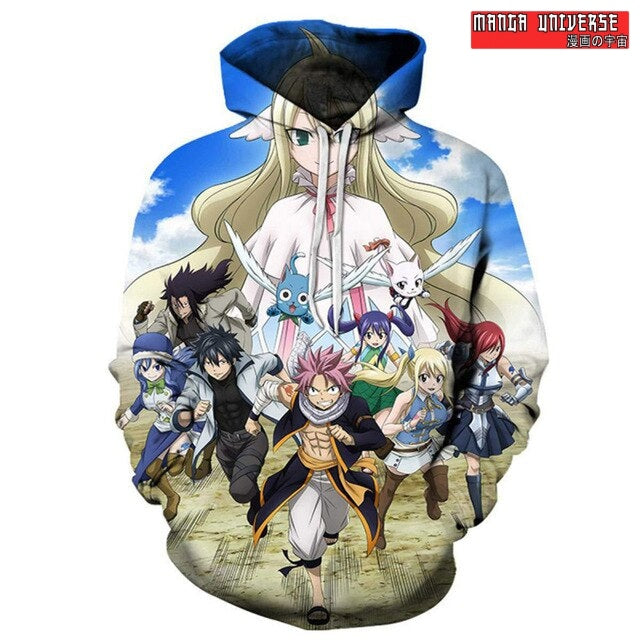 SWEAT FAIRY TAIL MEGA CREW - Multi / XS