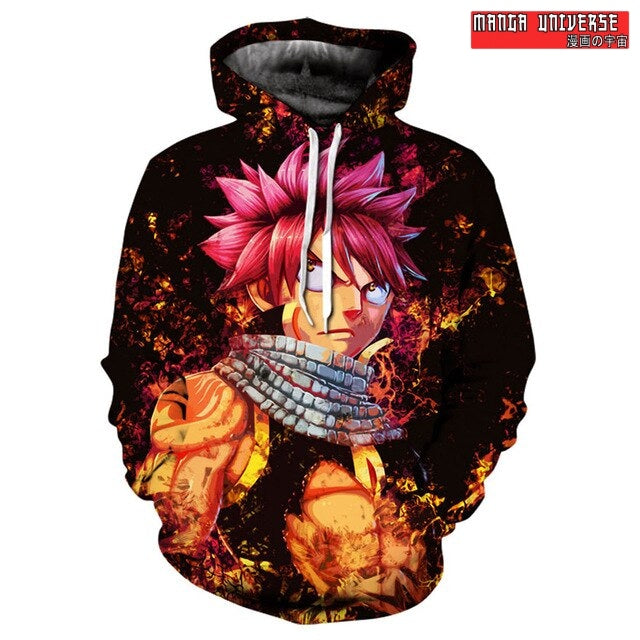 SWEAT FAIRY TAIL NATSU PAS CONTENT - Noir / XS