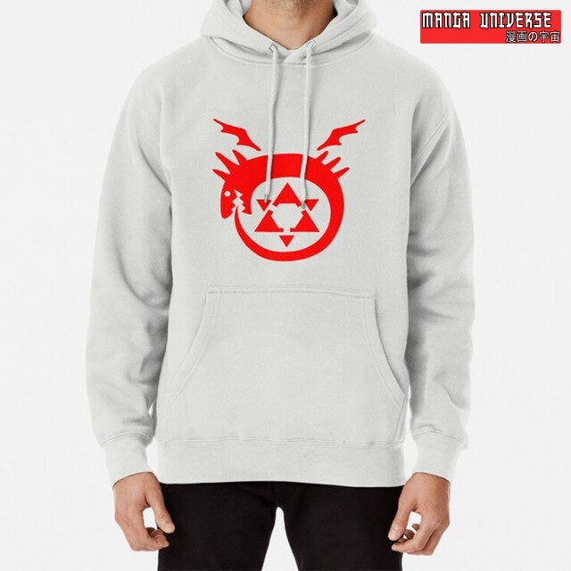 SWEAT FULL METAL ALCHEMIST DRAGON - Blanc / S