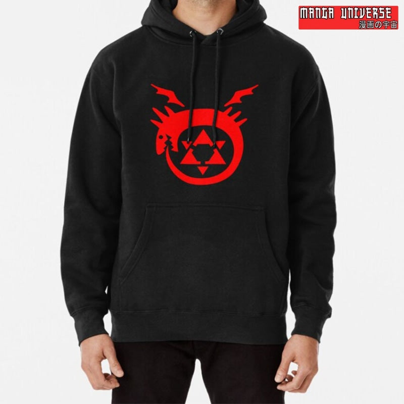 SWEAT FULL METAL ALCHEMIST DRAGON - Noir / S