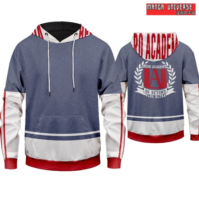 SWEAT MY HERO ACADEMIA EMBLEME - Gris / XS