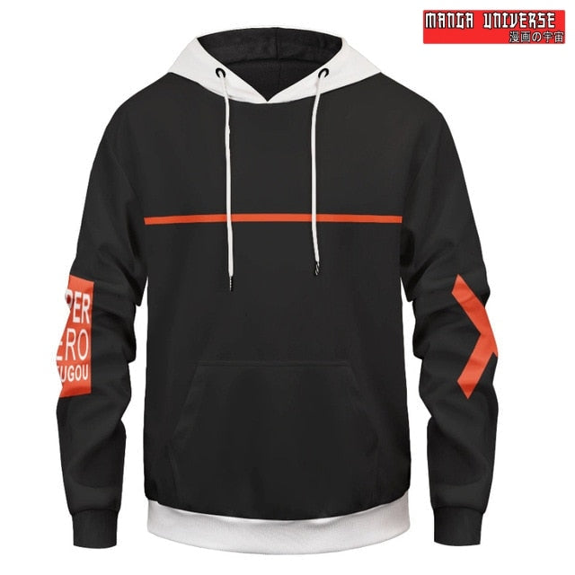 SWEAT MY HERO ACADEMIA - Noir/Orange / XS