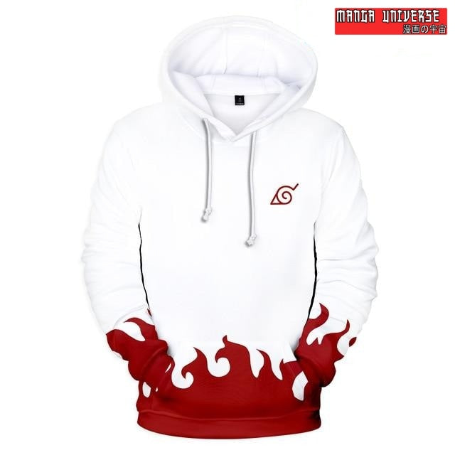 SWEAT NARUTO - Blanc/Rouge / XS