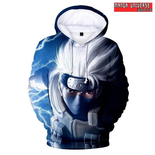 SWEAT NARUTO KAKASHI - Bleu / XS