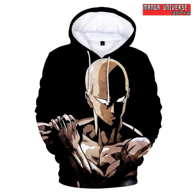 SWEAT ONE PUNCH MAN SAITAMA - Noir / XS