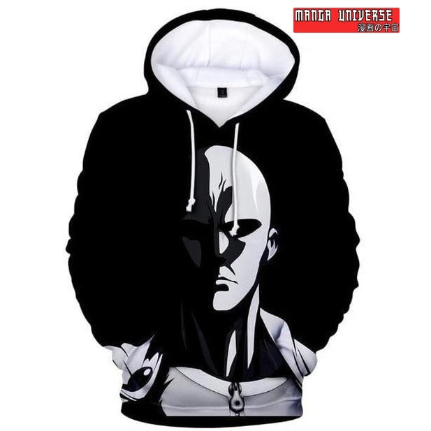 SWEAT ONE PUNCH MAN SAITAMA - Noir / XS
