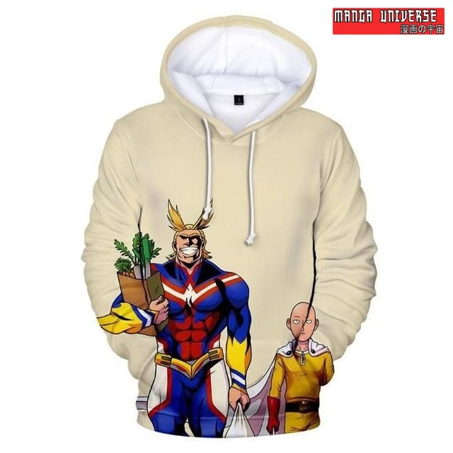 SWEAT ONE PUNCH MAN SAITAMA YAGI - Beige / XS