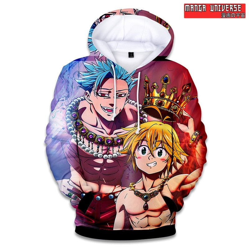 SWEAT SEVEN DEADLY SINS MELIODAS BAN - Rouge/Bleu / S.