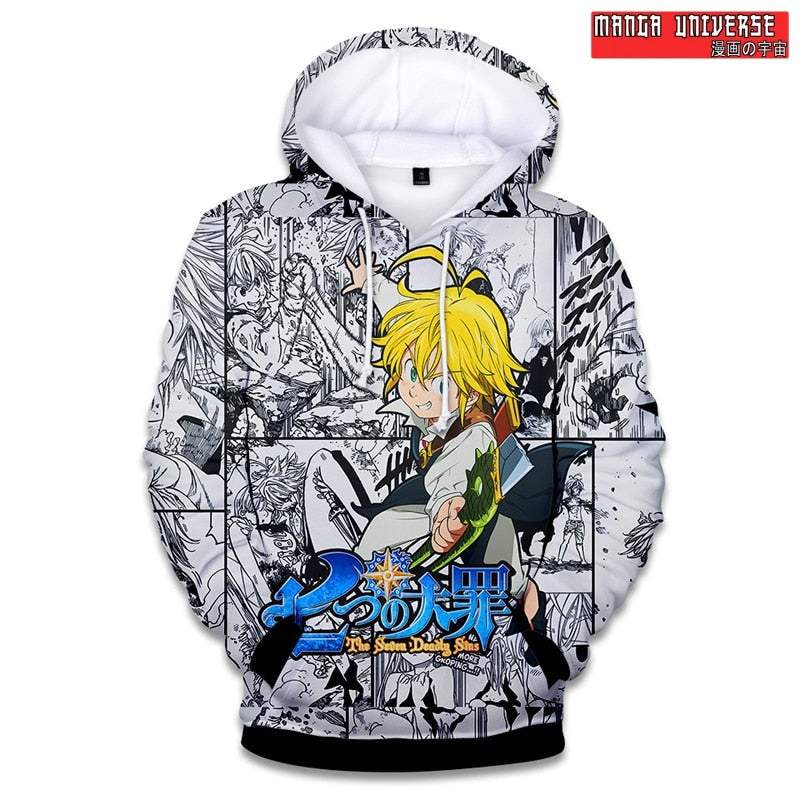 SWEAT SEVEN DEADLY SINS MELIODAS - Blanc / S.