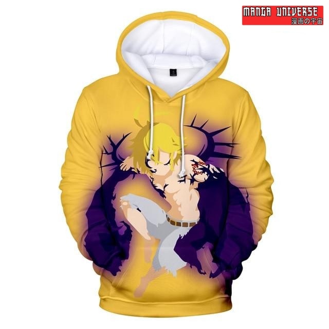 SWEAT SEVEN DEADLY SINS MELIODAS - Jaune/Violet / XS
