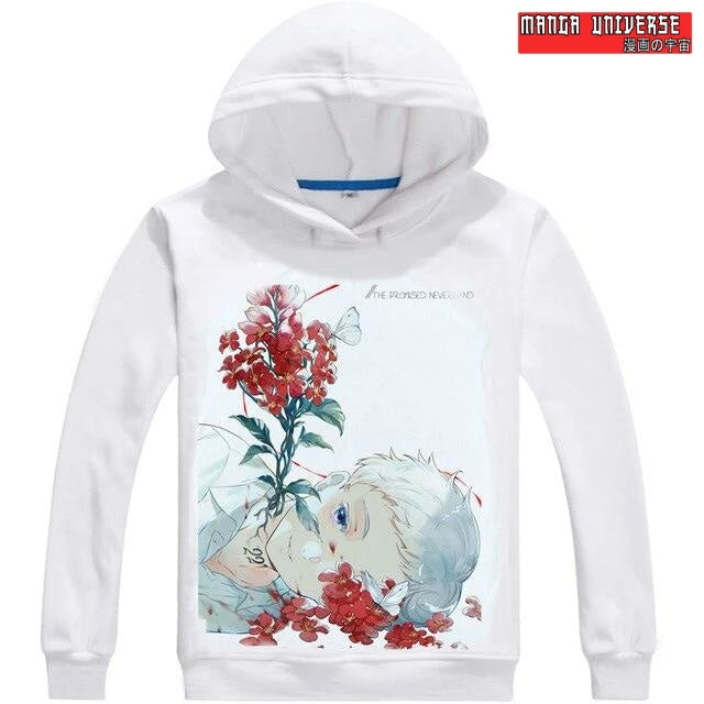 SWEAT THE PROMISED NEVERLAND Norman Le Malin - Blanc / XS