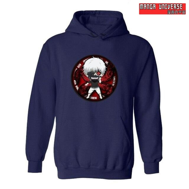 SWEAT TOKYO GHOUL KEN KANEKI - Bleu foncé / XS