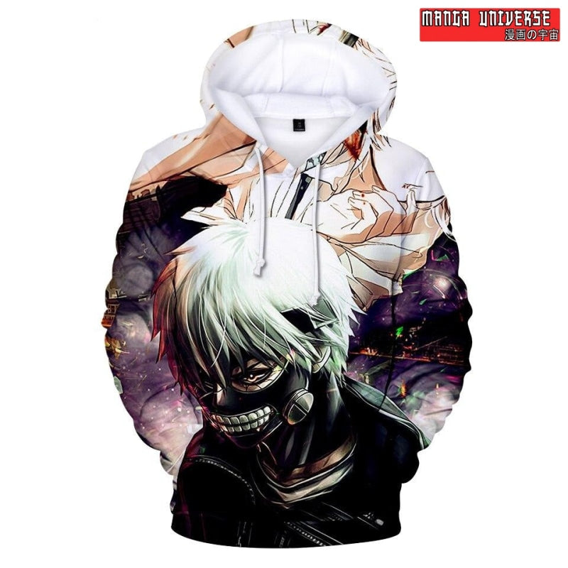 SWEAT TOKYO GHOUL KEN KANEKI SPECTRE - Blanc / XS