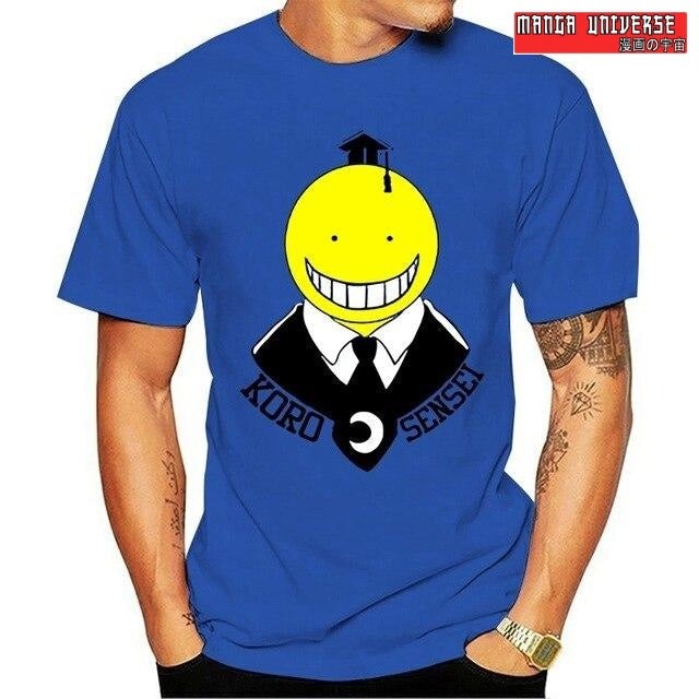 T-SHIRT ASSASSIN CLASSROOM KORO-SENSEI CLASSIQUE - Bleu