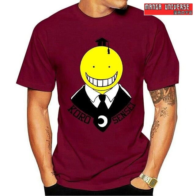 T-SHIRT ASSASSIN CLASSROOM KORO-SENSEI CLASSIQUE - Bordeaux