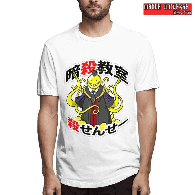 T-SHIRT ASSASSIN CLASSROOM KORO-SENSEI PROF - Blanc / XS