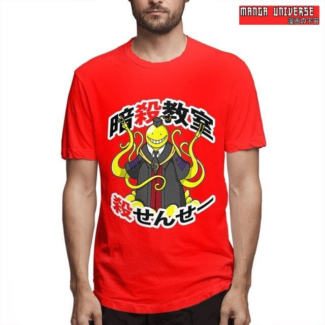 T-SHIRT ASSASSIN CLASSROOM KORO-SENSEI PROF - Rouge / XS
