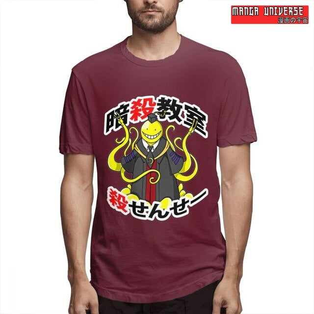 T-SHIRT ASSASSIN CLASSROOM KORO-SENSEI PROF - Violet Foncé /
