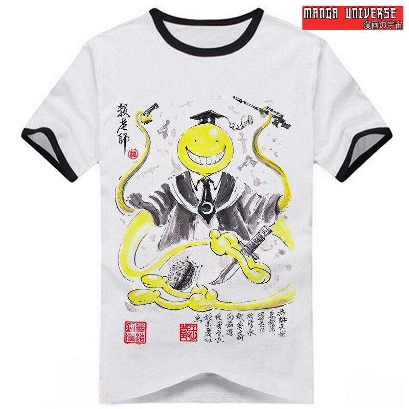 T-SHIRT ASSASSIN CLASSROOM PIEUVRE - Blanc / XS