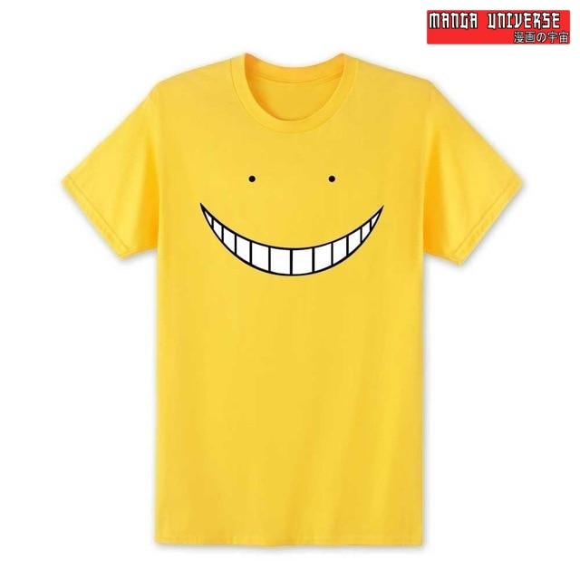 T-SHIRT ASSASSIN CLASSROOM SMILE - Jaune / XS