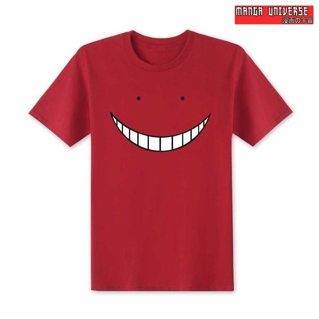T-SHIRT ASSASSIN CLASSROOM SMILE - Rouge / XS